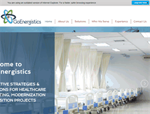 Tablet Screenshot of goenergistics.com
